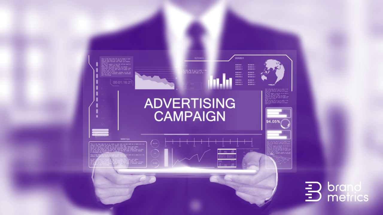 Picture of advertising campaign brand metrics